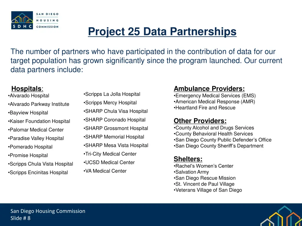 project 25 data partnerships