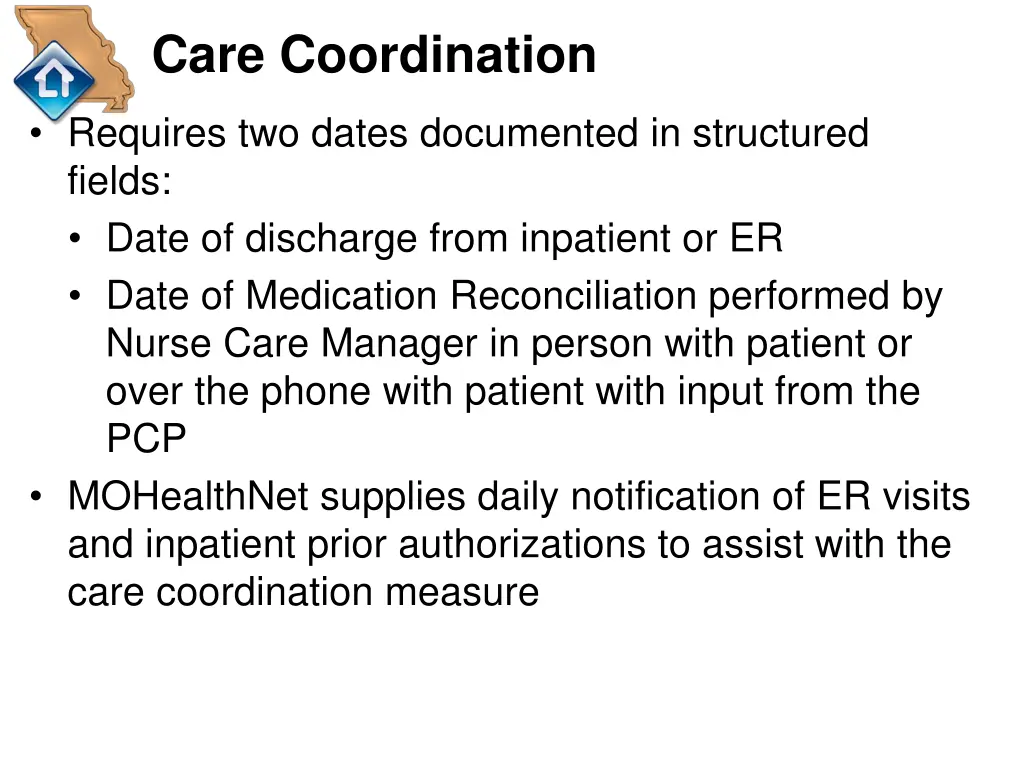 care coordination