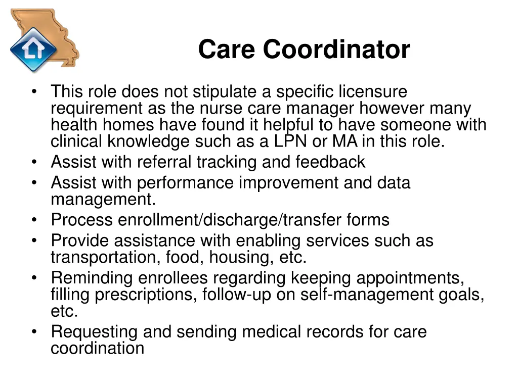 care coordinator