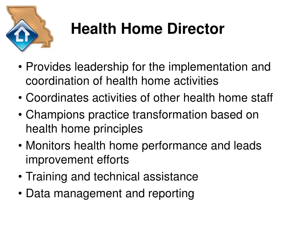 health home director