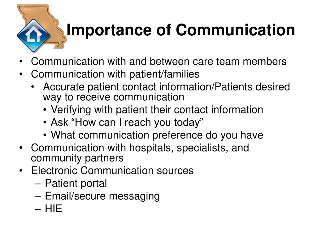 importance of communication