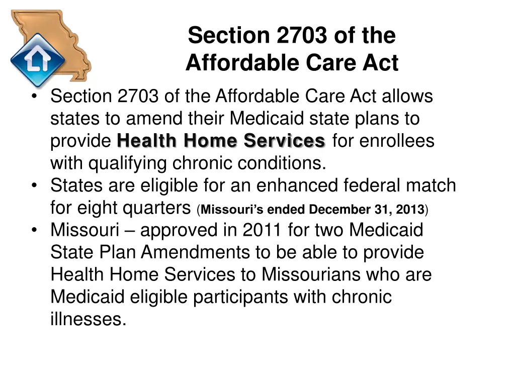 section 2703 of the affordable care act