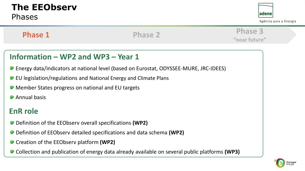 the eeobserv phases