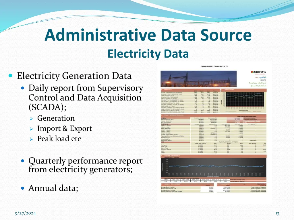 administrative data source electricity data