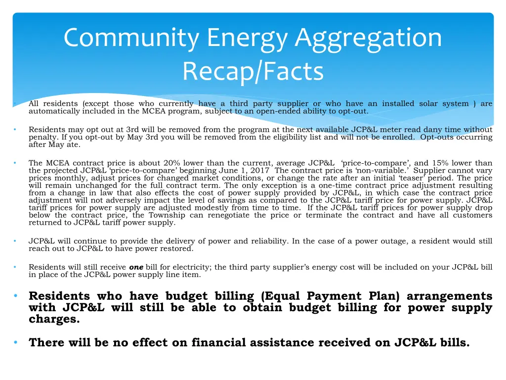 community energy aggregation recap facts