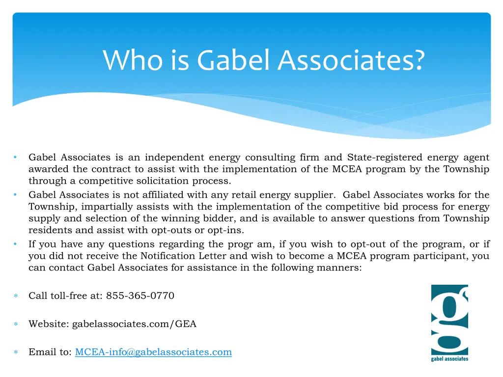 who is gabel associates