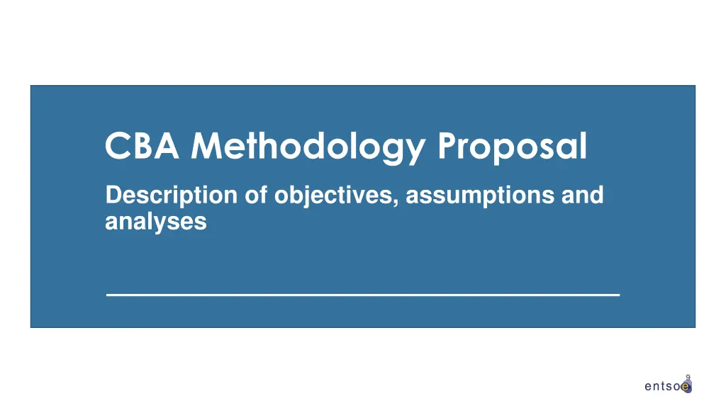 cba methodology proposal