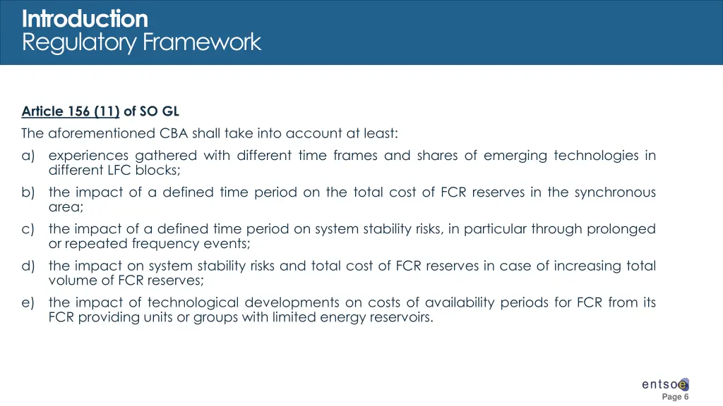 introduction regulatory framework 1