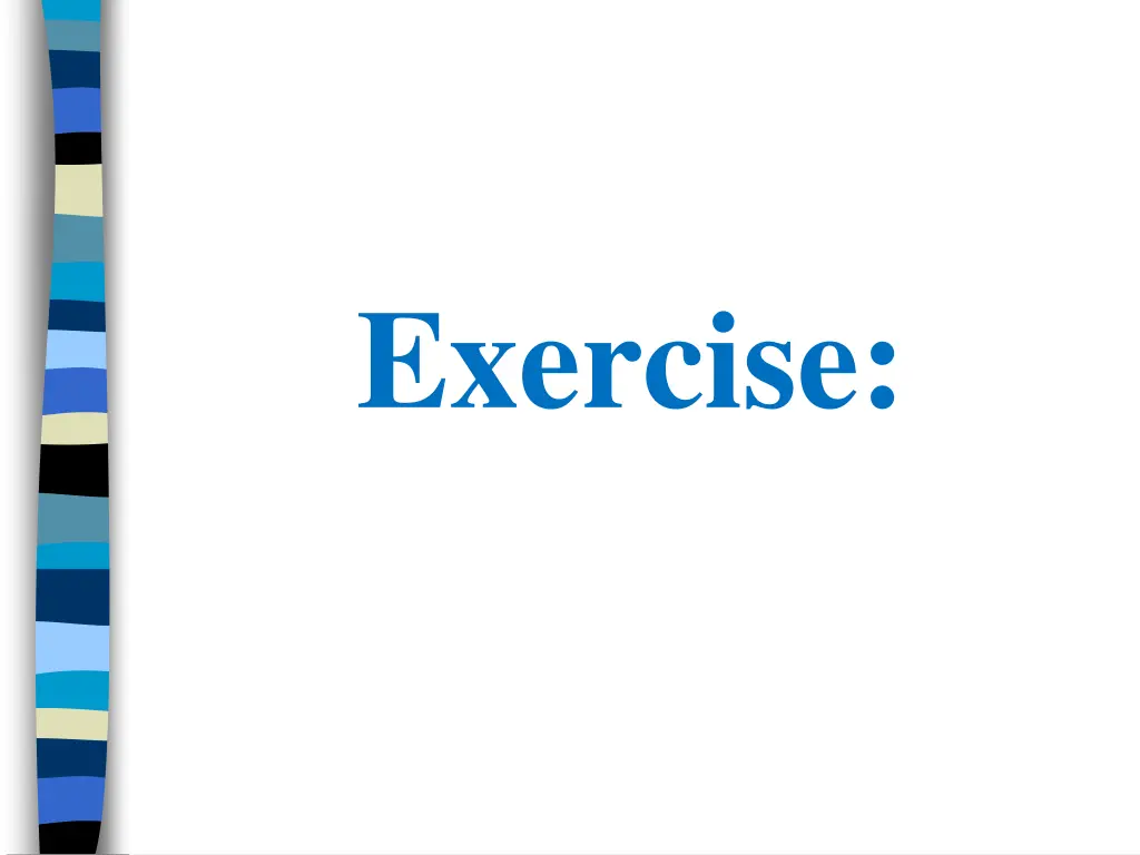 exercise