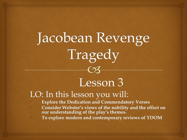 jacobean revenge tragedy