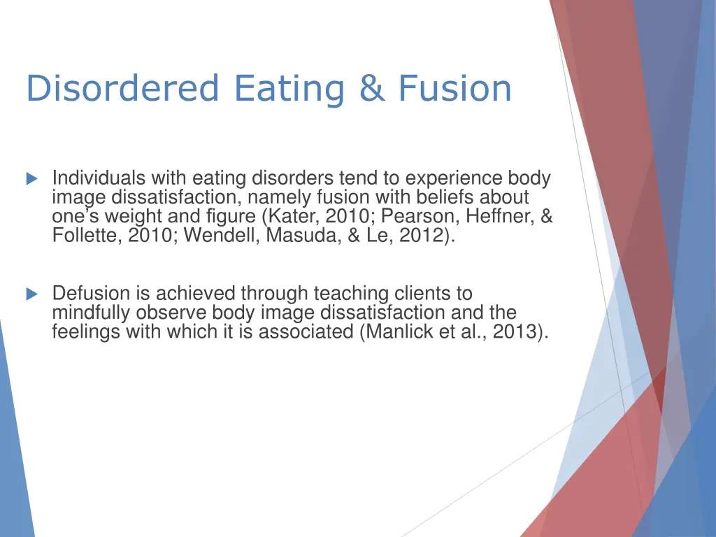 disordered eating fusion