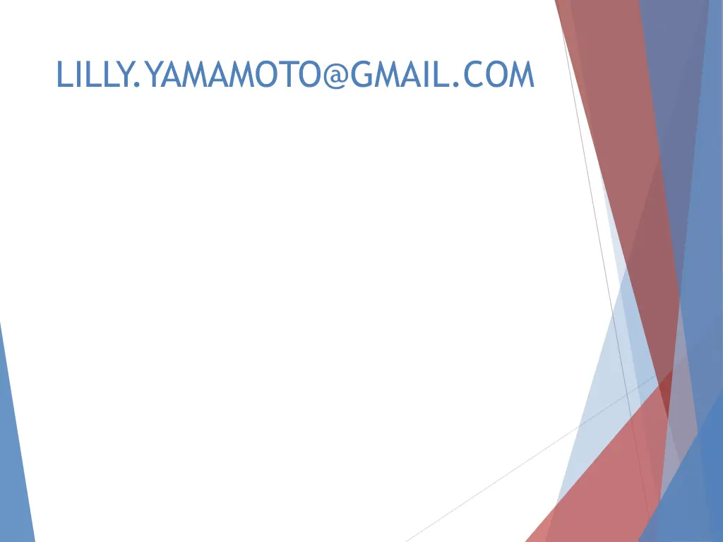 lilly yamamoto@gmail com