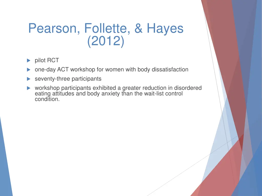 pearson follette hayes 2012