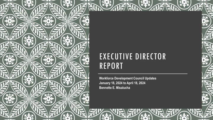 executive director report