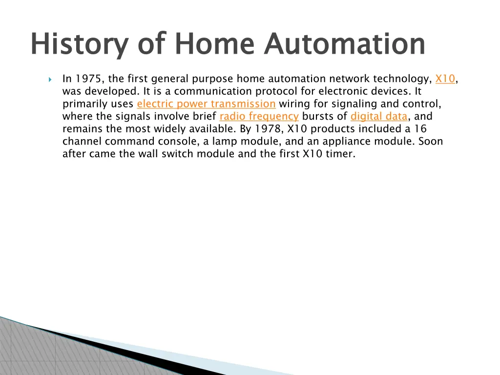 history of home automation 1