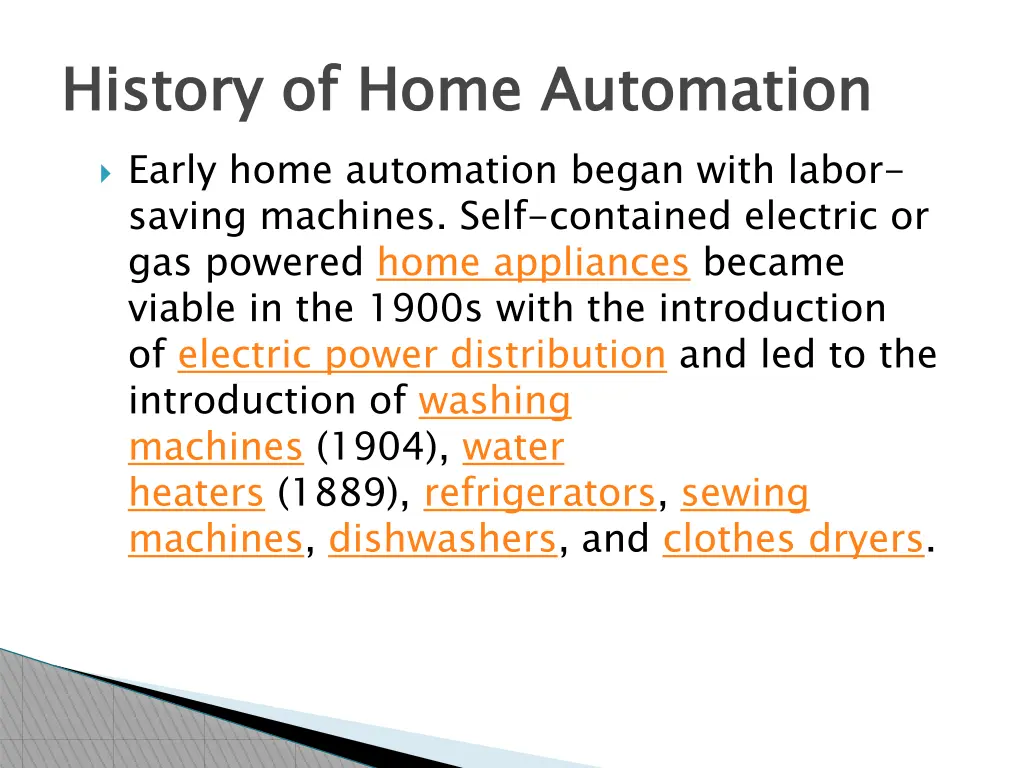 history of home automation