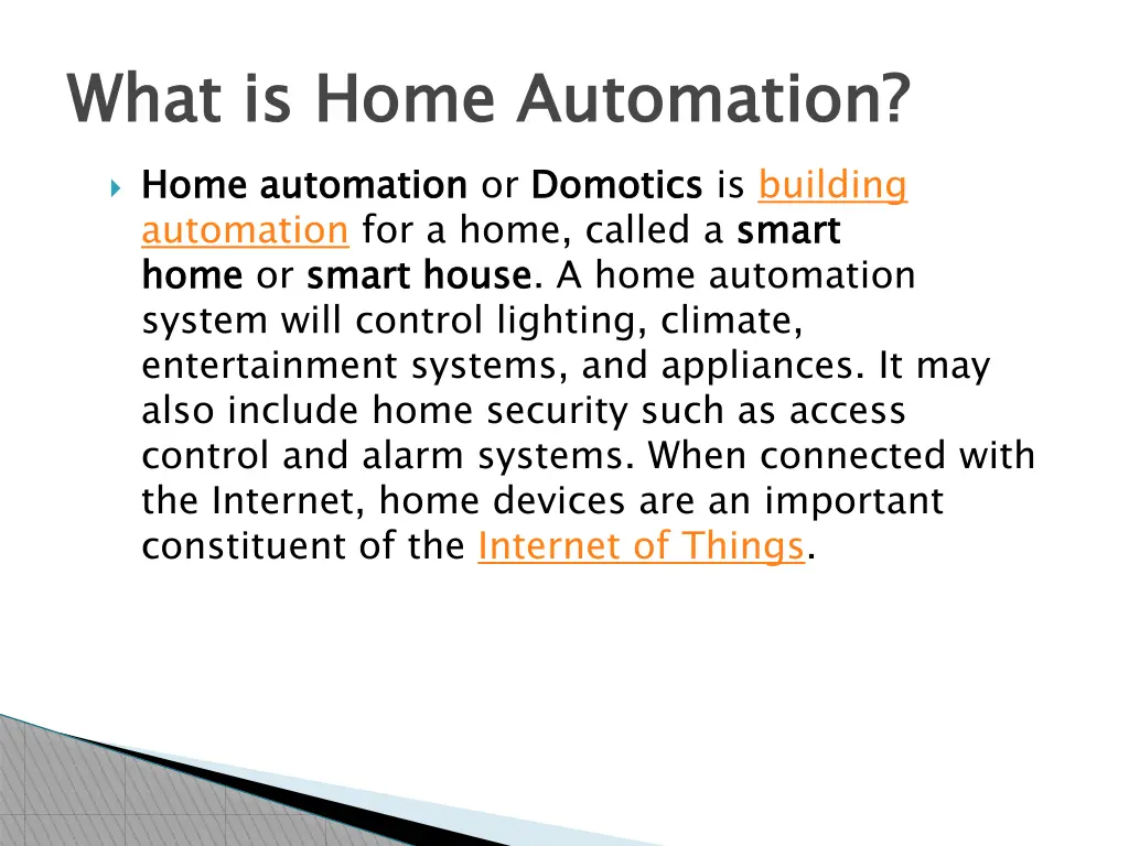 what is home automation