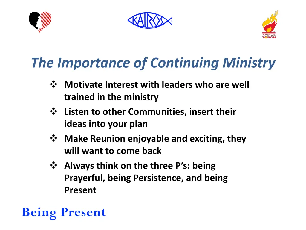 the importance of continuing ministry 6