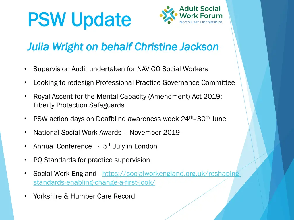 psw update psw update