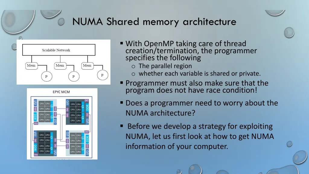 numa shared memory architecture 1