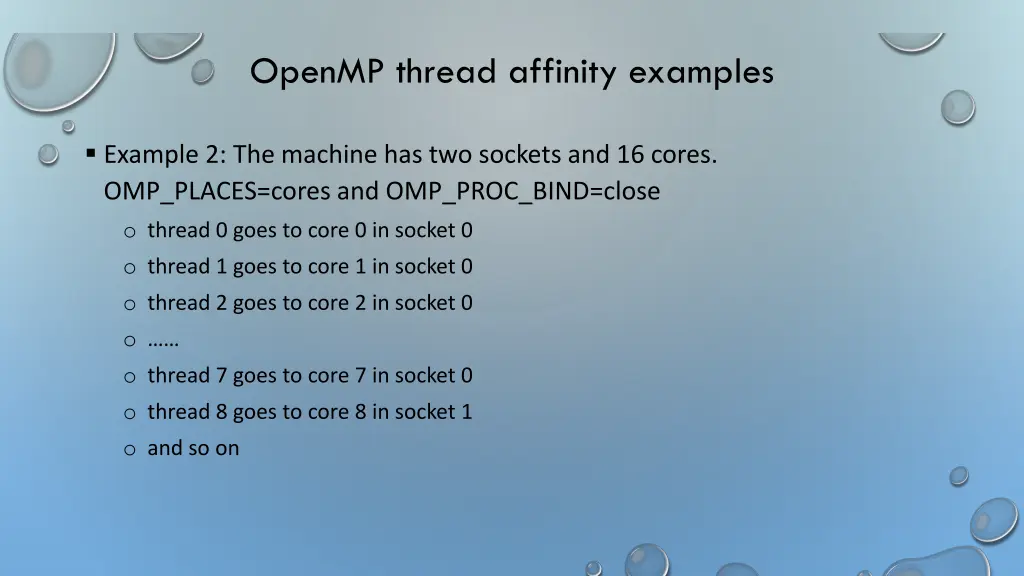 openmp thread affinity examples 1