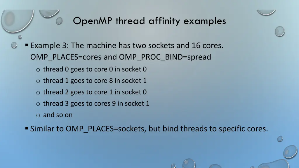 openmp thread affinity examples 2