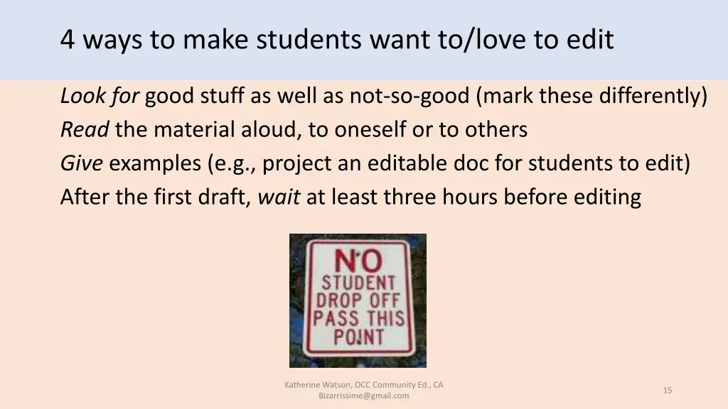 4 ways to make students want to love to edit