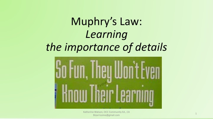 muphry s law learning the importance of details