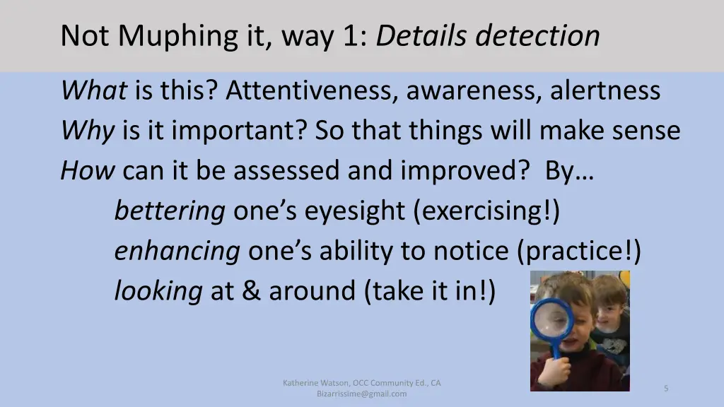 not muphing it way 1 details detection