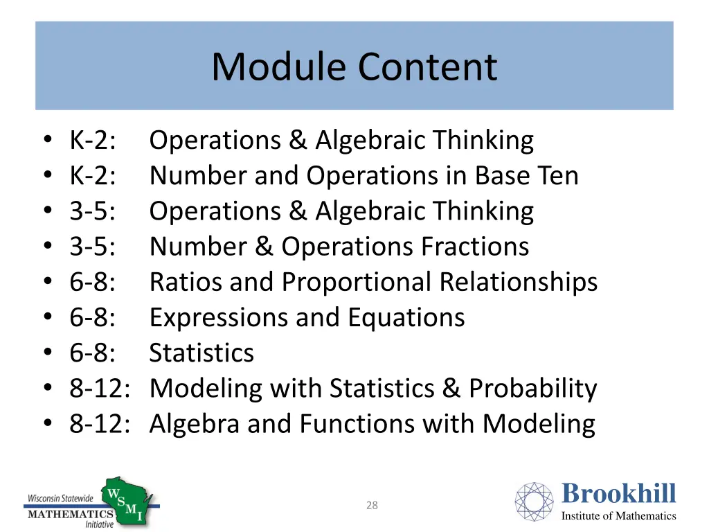 module content