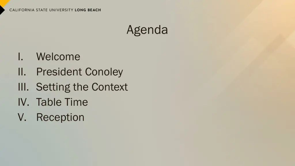 agenda