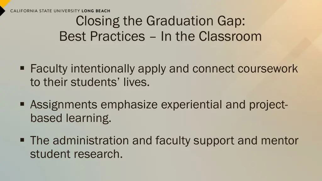 closing the graduation gap best practices 1