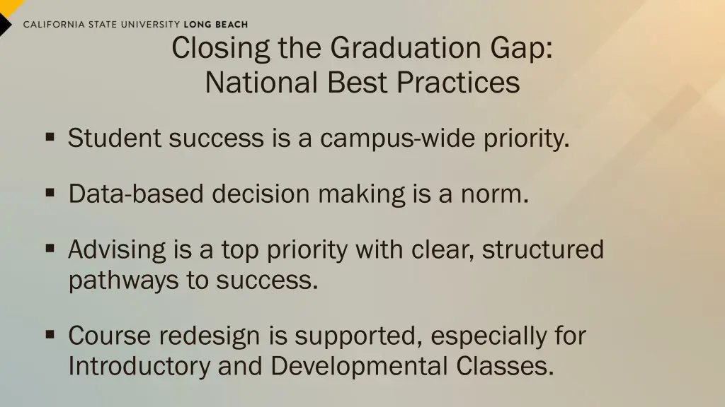 closing the graduation gap national best practices