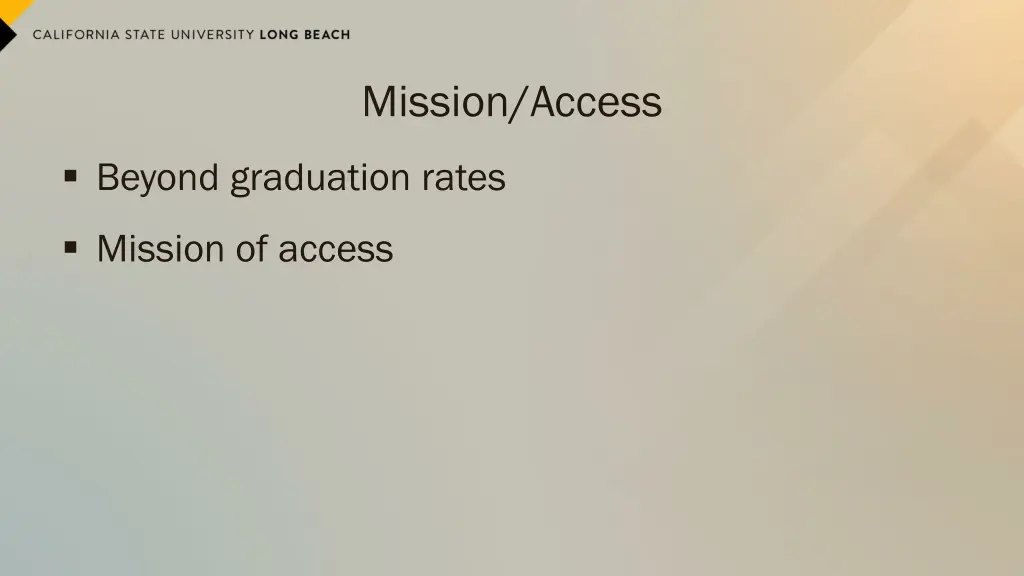 mission access