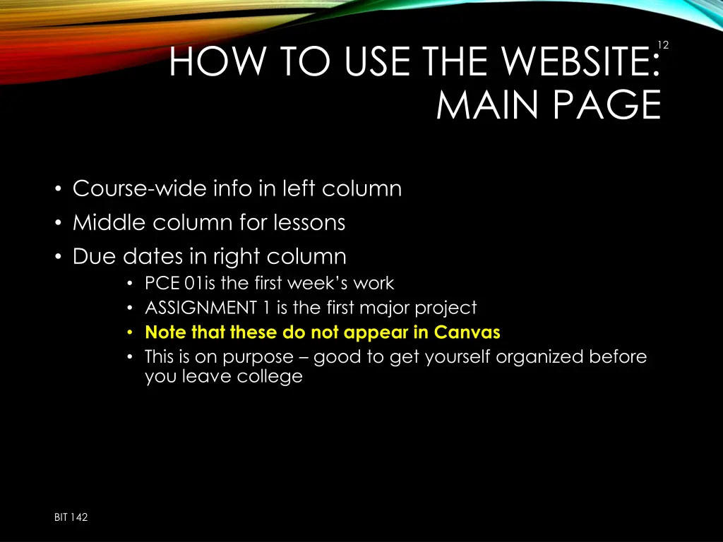 how to use the website