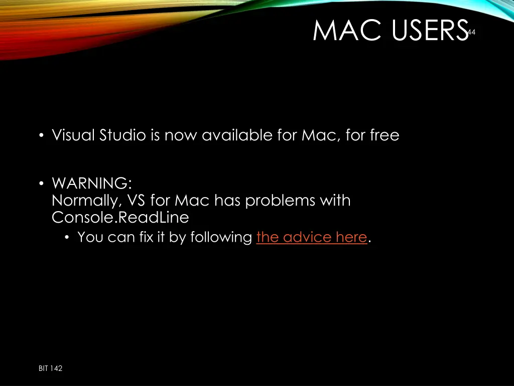 mac users