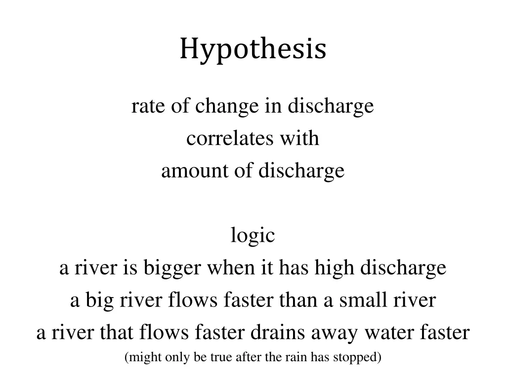 hypothesis