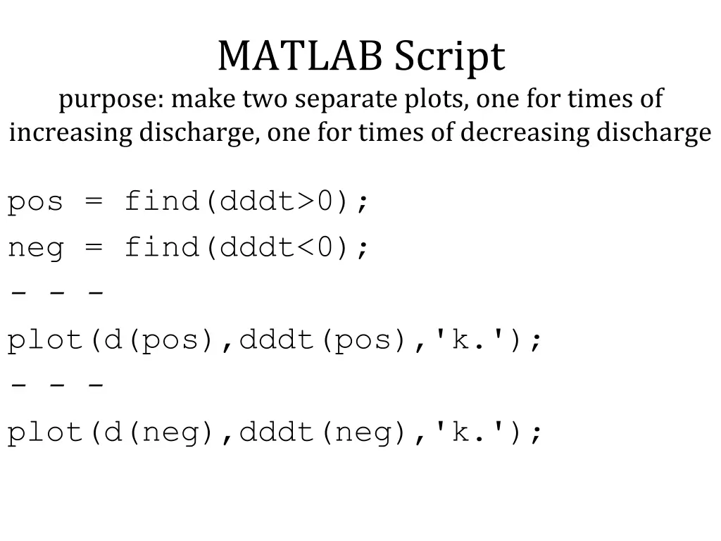 matlab script