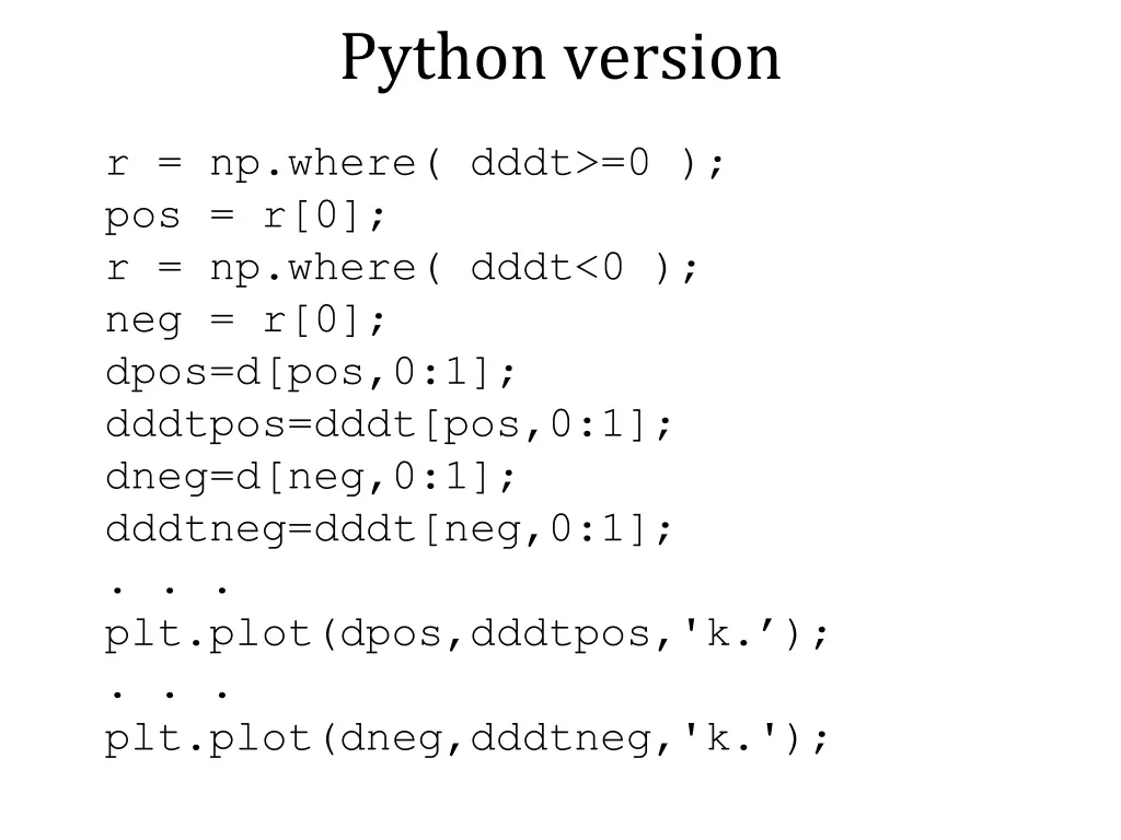 python version