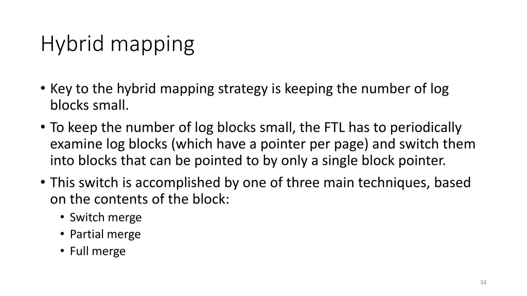 hybrid mapping