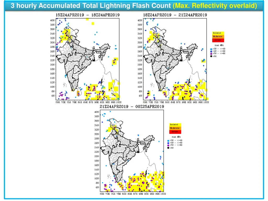 3 hourly accumulated total lightning flash count 3