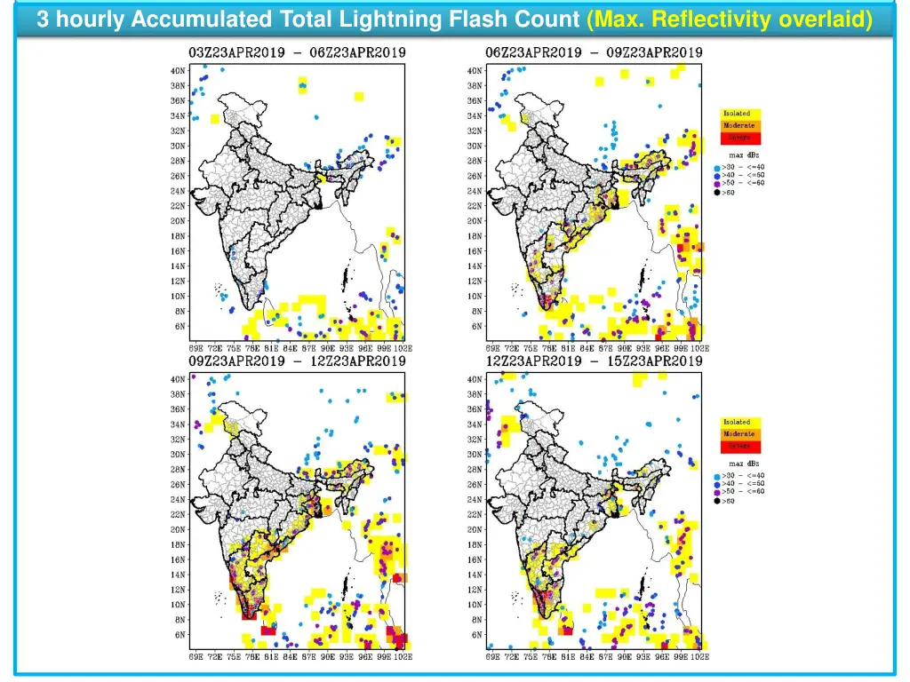 3 hourly accumulated total lightning flash count