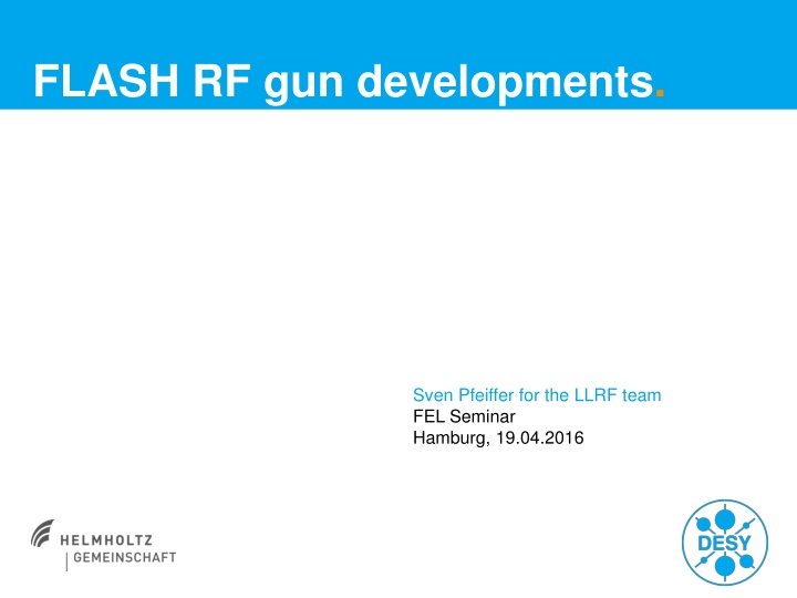 flash rf gun developments