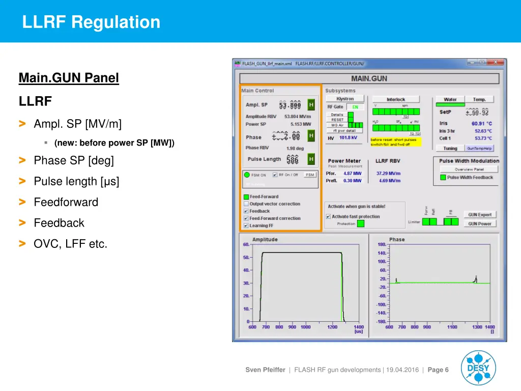 llrf regulation