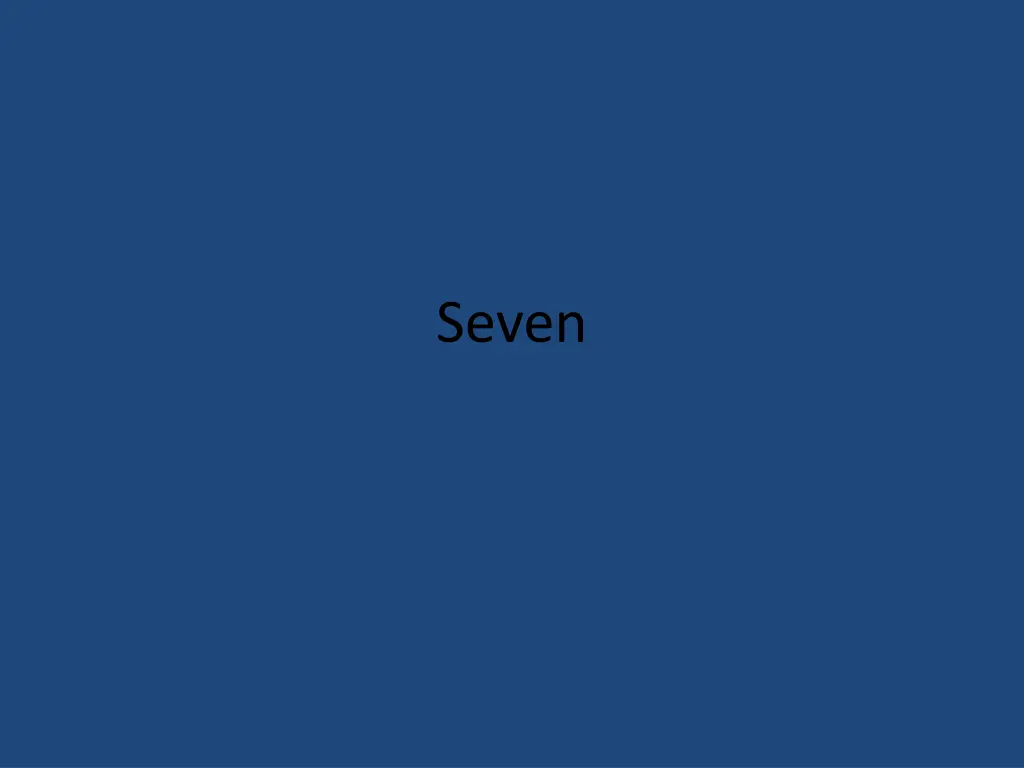 seven