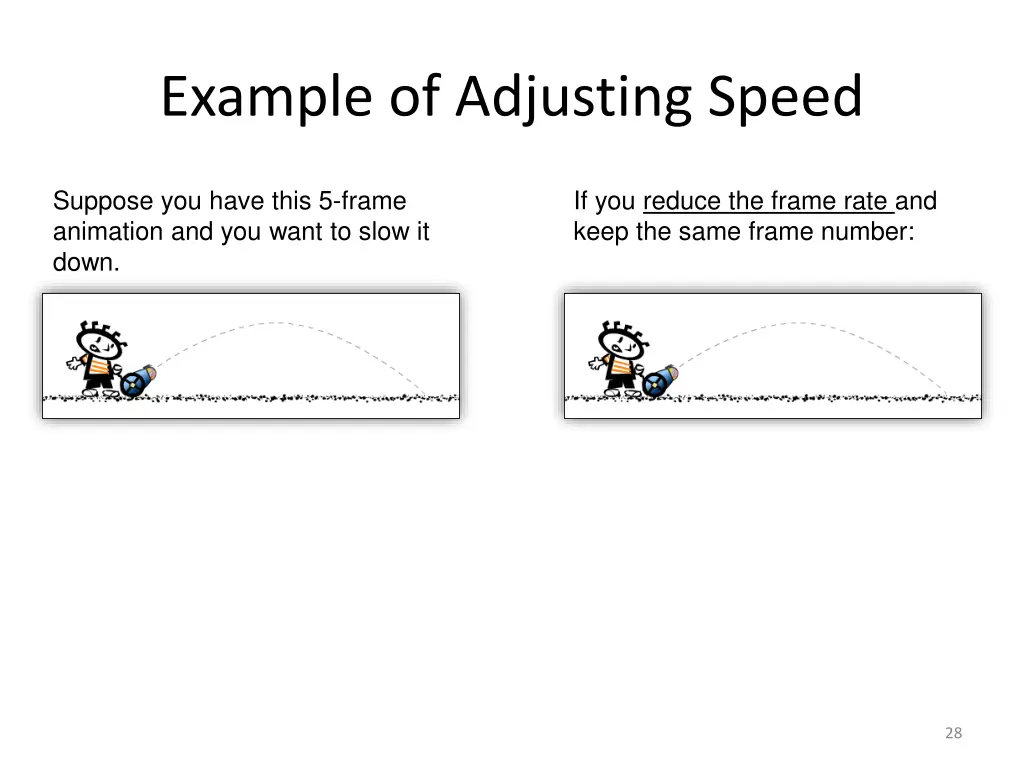 example of adjusting speed 1