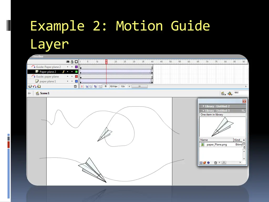 example 2 motion guide layer