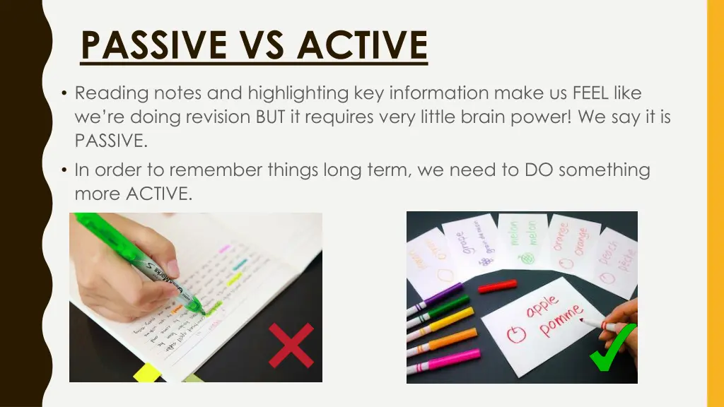 passive vs active