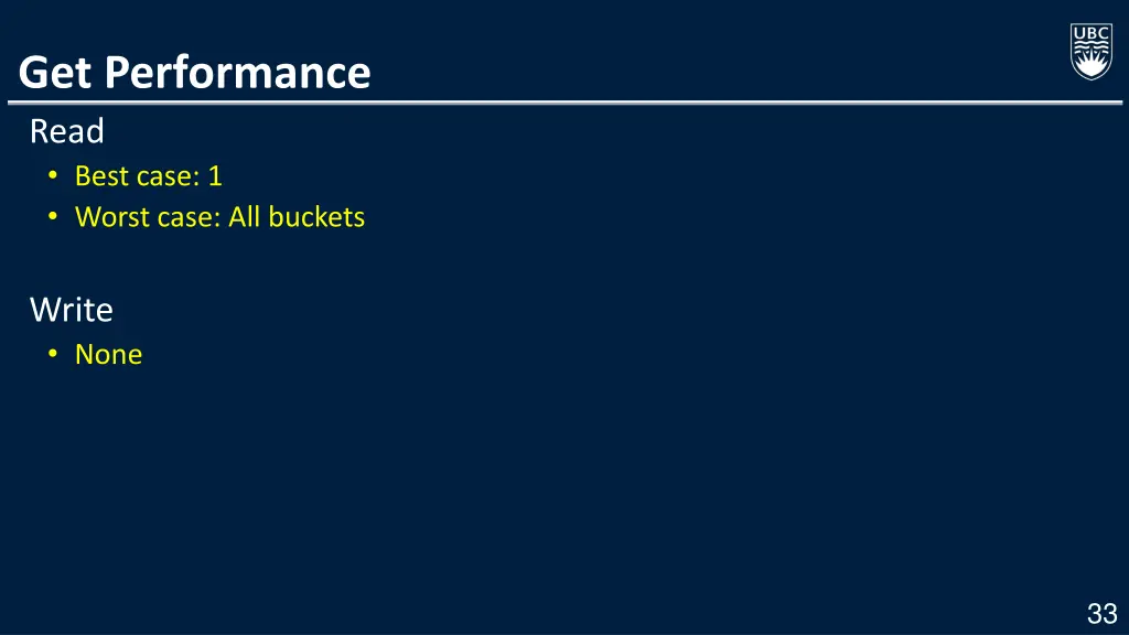 get performance read best case 1 worst case