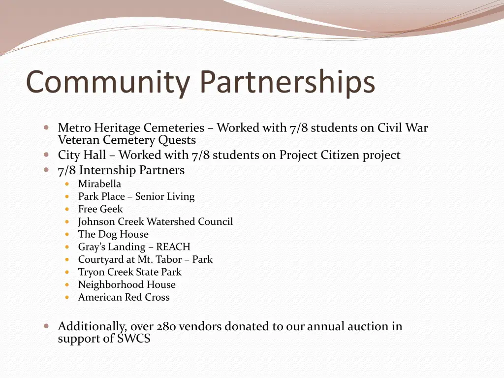 community partnerships 1